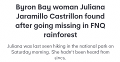 幸运！新州女子雨林失踪超5天，多方搜寻终获救（图）