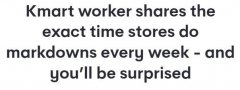 Kmart员工揭秘门店“每周减价日”！一副眼镜仅售$0.2，超低价格令网友心动（组图）