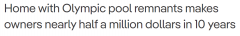 澳一房屋带奥运游泳池元素，成功售出让房东赚了近$50万（组图）