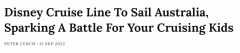 脊背发凉！迪士尼邮轮要来澳洲了，那个失踪女孩的故事你知道吗？（组图）