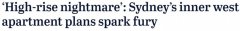 “高层公寓噩梦！”悉尼内西区计划新建4500套房，居民担忧破坏城区，流离失所（组图）
