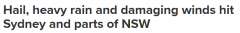 新州多地将迎强降雨及破坏性大风，一地已降下冰雹！洪水风险未减（组图）
