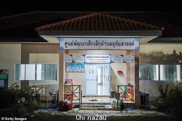 日托中心发生数十人丧生的可怕大屠杀几小时后的场景