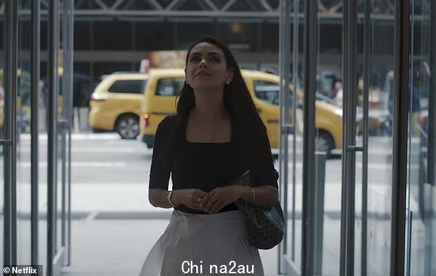 谜团:Mila 饰演一个年轻女子 wh o 必须在即将上映的电影“Luckiest Girl Alive”中处理她过去的一个谜团” class=