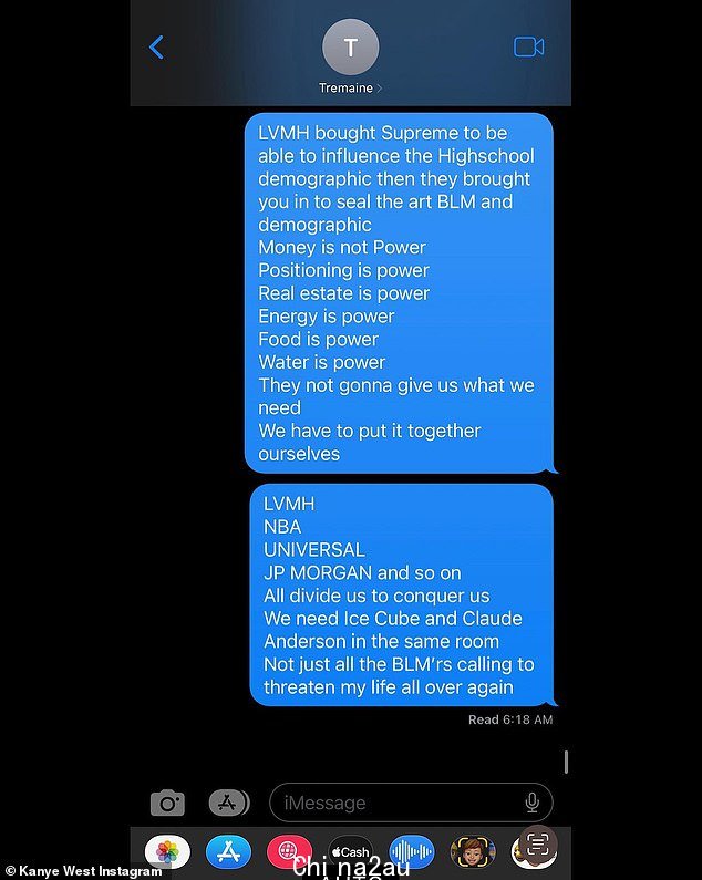 百感交集:他最后表达了自己的观点关于什么构成了“权力”,并写道“所有 BLM 的人”都在“呼吁再次威胁我的生命”” class=