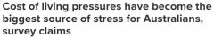 澳洲民调显示：“生活成本问题”超过新冠疫情，成“最大压力来源”（组图）