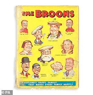 其他将要拍卖的物品包括 1939 年的 The Broons 年度第一本