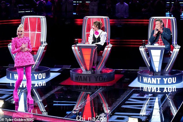 音乐制作人:Stefani、Camila Cabello 和 Shelton on The Voice