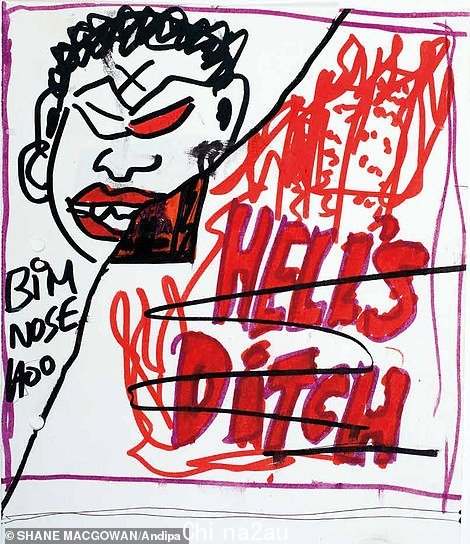 同样创作于 1990 年的 ell's Ditch 正在展览中展出