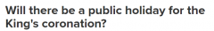 英国国王查尔斯三世定明年5月6日加冕，澳洲会有公共假期吗？（组图）