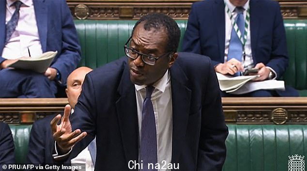 Chancellor Kwasi Kwarteng 在伦敦下议院答疑解惑sterday