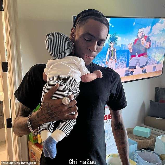 Oh boy!Soulja Boy 迎来了他的第一个孩子,一个名叫 KeAndre 的男婴,他的女友是 Jackilyn Martinez