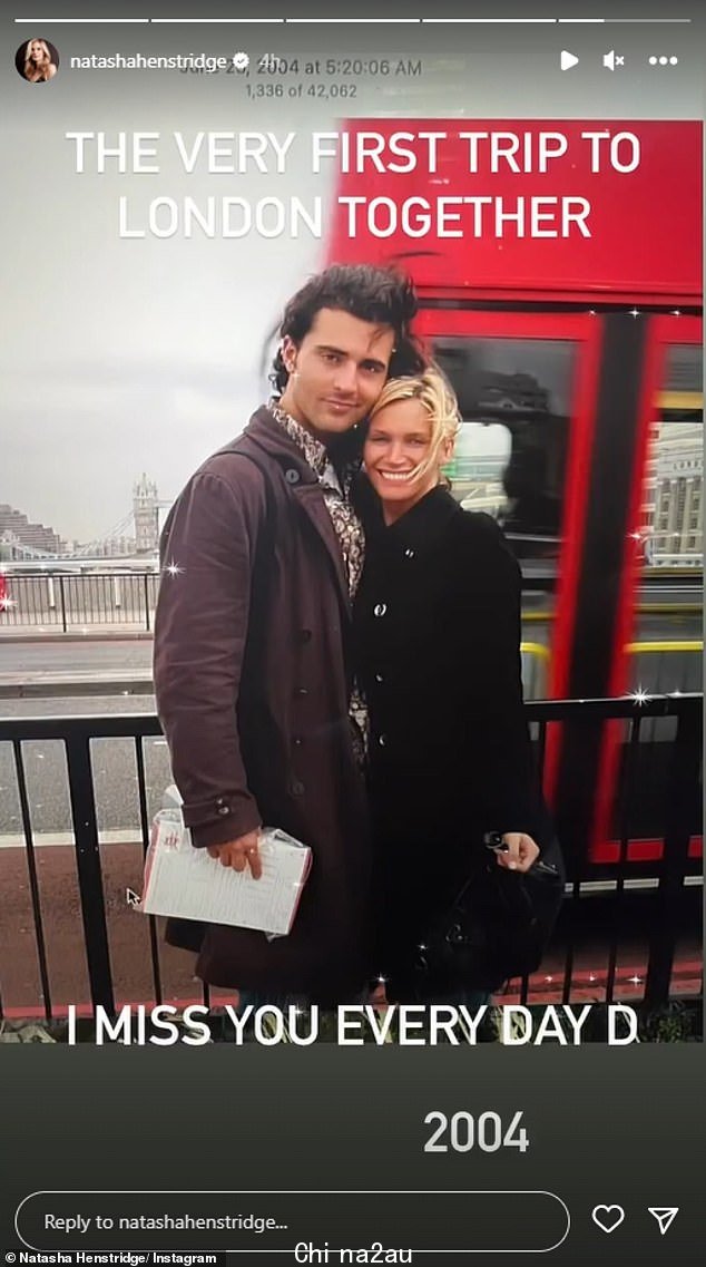 Love: Darius Campbell Danesh 的前妻 Natasha Henstridge 在这位歌手于 8 月去世后于周四与他分享了一张感人的复古照片