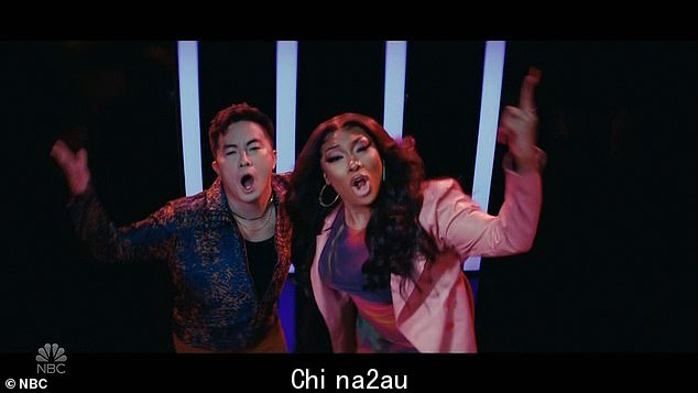 一起工作:梅根被发现在另一位 SNL 明星旁边说唱s、Bowen Yang
