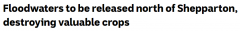 维州洪水恐导致农作物颗粒无收！距收获季仅有几个月，农民十分忧心…（组图）