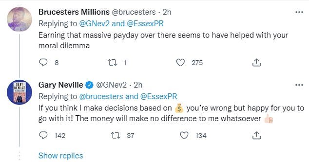 工党的抵制在 Twitter 上引发了内维尔和他的一些批评者之间的激烈争吵