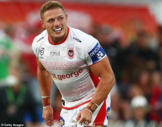 George Burgess 已被 St George Illawarra 解雇,合同还剩一年