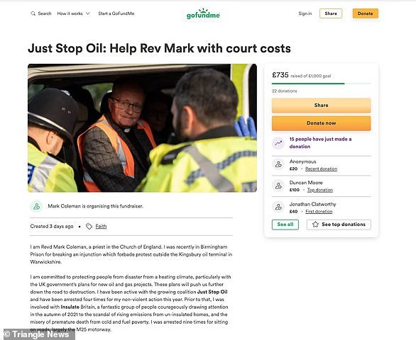 在 GoFundMe 的上诉页面中,患有帕金森病的科尔曼说,他需要帮助解决“经济负担”,因为他没有“未来”