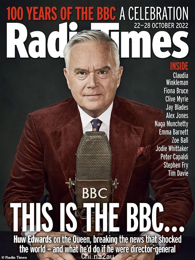 好读:最新版的 Radio Times 以 Huw Edwards 为封面