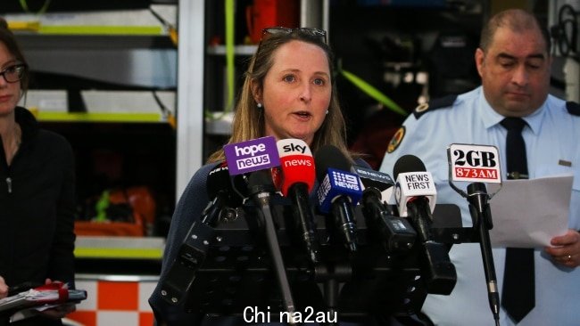 Jane Golding 警告说,从周三到周五,大范围降雨和风暴将席卷新南威尔士州内陆。图片:NCA Newswire / Gaye Gerard