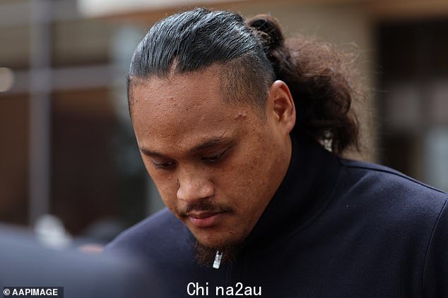 Luciano Leilua 于 10 月 11 日星期二在悉尼西南部坎贝尔敦的坎贝尔敦地方法院