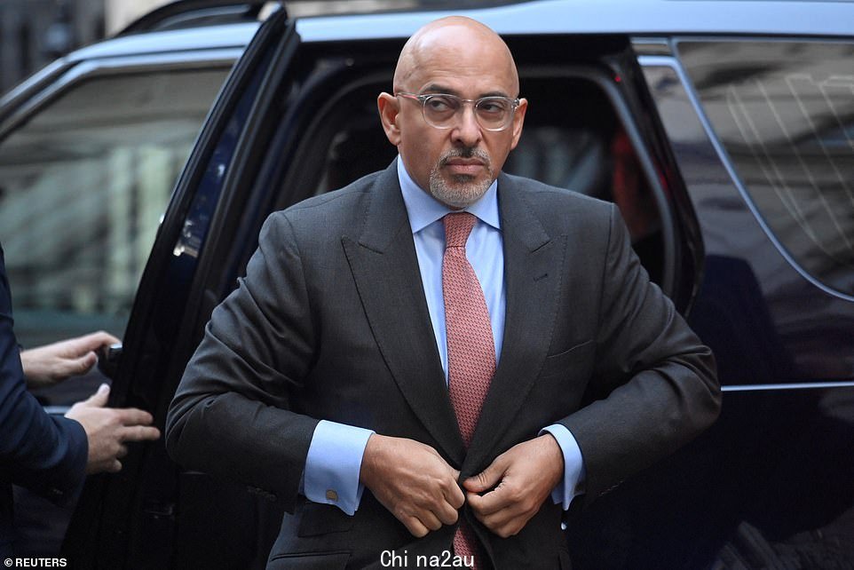 内阁部长 Nadhim Zahawi 参加了今天由 Truss 女士主持的聚会