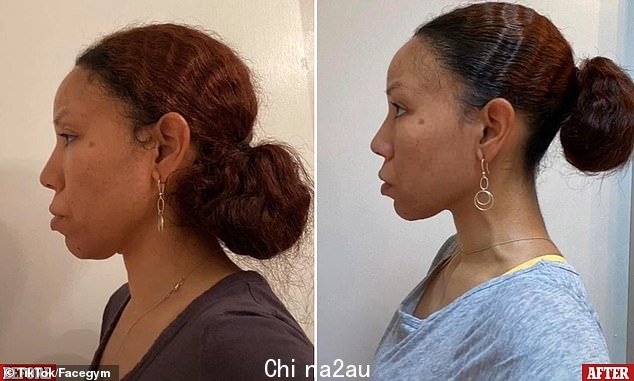 用户对治疗发誓,Facegym 发布了这两周从一位使用 Facegym 技术的女性的转变