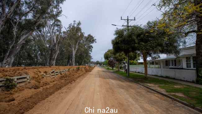 Echuca 有 2.5 米的堤坝。图片:NCA Newswire /Jason Edwards