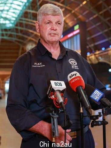 NSW RTBU 秘书 Alex Claassens 表示他对政府的反应并不感到意外，但他认为这是不扰乱通勤者的唯一选择。图片：Justin Lloyd