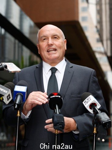 新南威尔士州交通部长 David Elliott表示他将把 RTBU 带到联邦法院，以弥补每天可能损失数千万美元的收入。图片：Richard Dobson