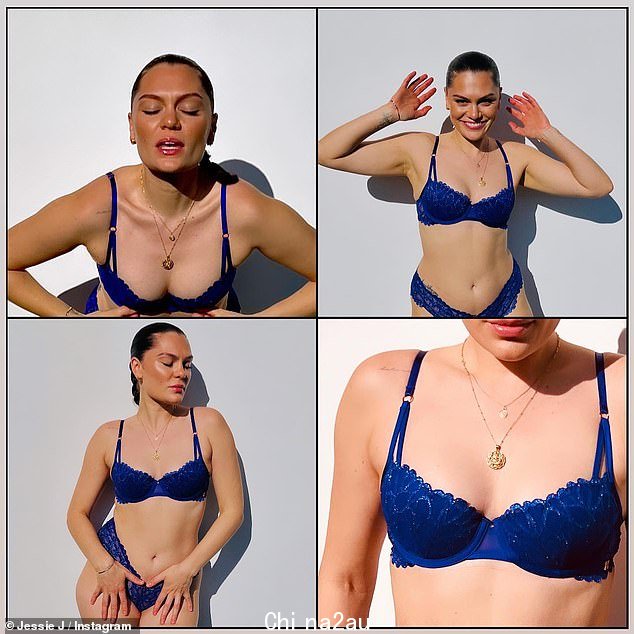 难以置信:Jessie J 为 Rihanna 的 Savage X Fenty 品牌拍摄精美内衣照片时看起来令人难以置信