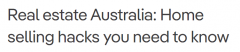 澳洲卖房一定要知道的四件事！不然连自己为什么亏都不知道.