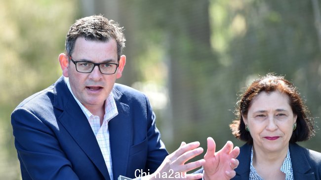 Premier Daniel Andrews announcing Labor's plan for the State Electricity Commission on Thursday, if re-elected.图片:NCA NewsWire / Nicki Connolly