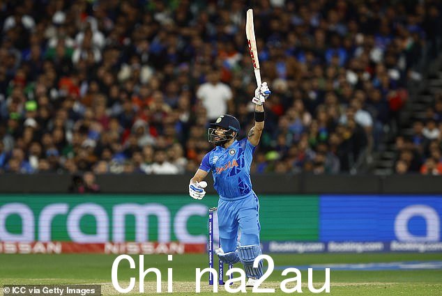 Kohli(如图)在球棒上的英勇表现让印度在本周早些时候在 90,000 名球迷面前在 MCG 取得了激动人心的最后一球胜利