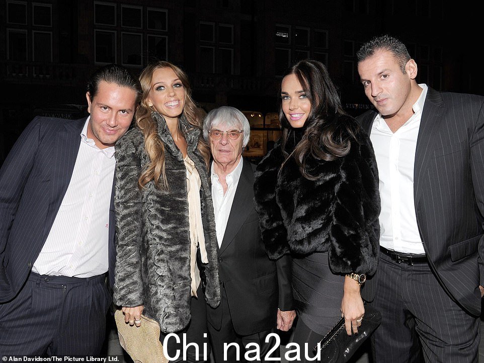 与伯尼·埃克莱斯顿、佩特拉·埃克莱斯通的特技表演estone、Tamara Ecclestone 和 Omar Khyami