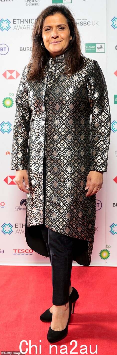 红毯美女:Nina Wadia (左) 和 Sum Ting Wong (右)