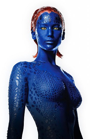 图为:神秘来自詹妮弗·劳伦斯 (Jennifer Lawrence) 出演的 X 战警电影