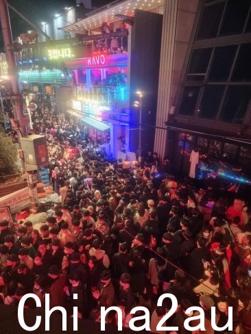 突然踩踏事件，一些自称“慢”的派对者，将 153 人挤到数百人死亡和受伤。图片：Twitter