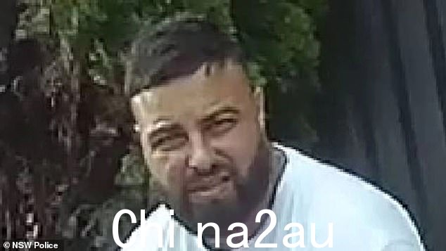 Ghassan Amoun 和 John Bayssari(如图)于 2021 年在巴利纳机场争吵被抓获