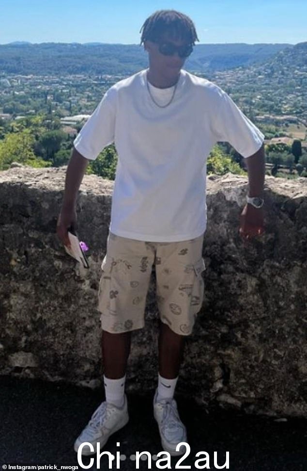 Patrick Nwoga (如图),21 岁,正在伦敦大学学院学习欧洲和社会政治。他之前就读于伊顿公学,在那里他担任学校的 First XI 足球队队长