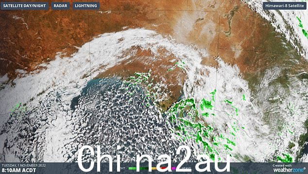 墨尔本周二将经历四个季节,周二下午有大雨和冰雹预报
