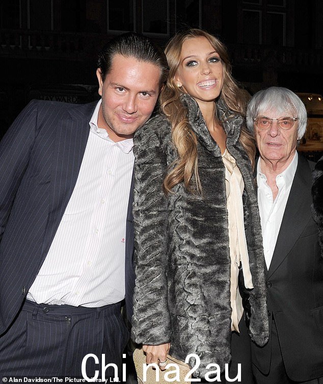 Stunt (与 Petra 和 Bernie Ecclestone 合影) 否认了洗钱和伪造的指控