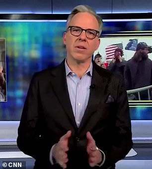 Tapper is seen on CNN