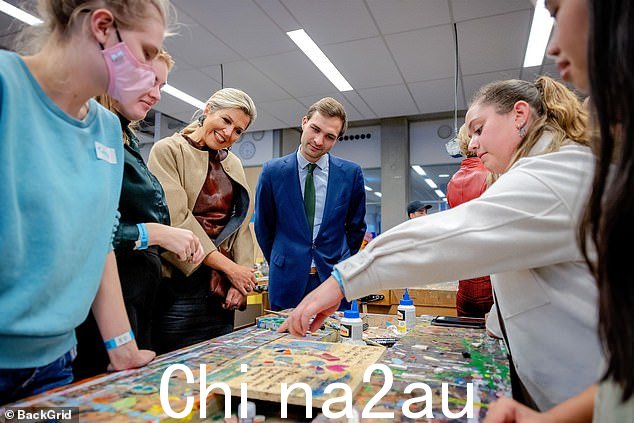 Queen Máxima 参加了 Emmerloord Port for Young Impact 的年轻人研讨会