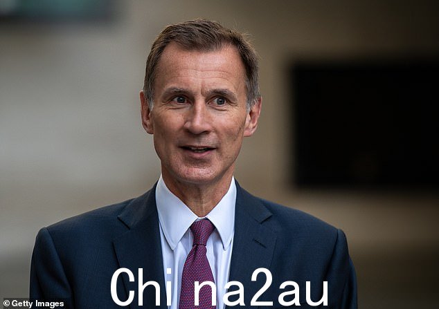 白厅消息人士称,亨特先生正在考虑提高投资者对股票分红的税率结束