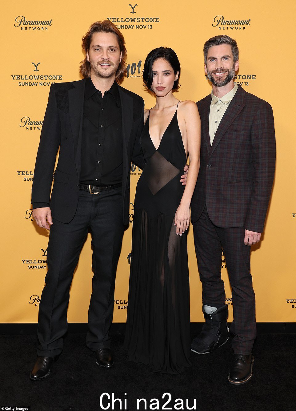 演员:Luke Grimes、Wes Bentley 和 Kelsey Asbille 是在纽约市 Walter Reade 剧院举行的首映式上登上红地毯的演出明星之一