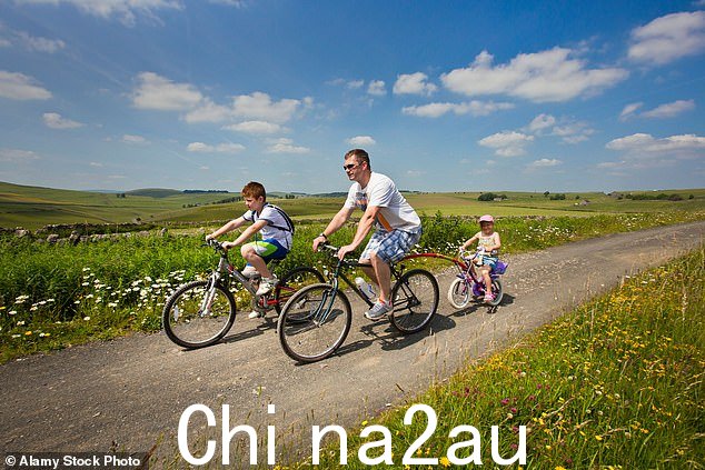 越来越清楚的是,适度运动可以预防心脏病并保持健康(家庭自行车的文件照片)