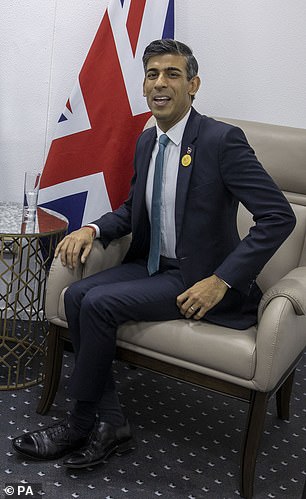唐宁街坚持要求 Rishi Sunak(今天在 Cop27 峰会期间拍摄)对 Gavin 爵士保持完全的信心