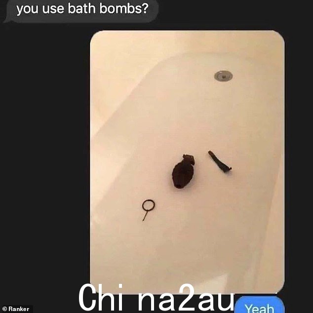 有人冒泡吗?当他们承认使用沐浴炸弹时,这个人并没有撒谎——但不是你可以从当地商业街商店买到的那种