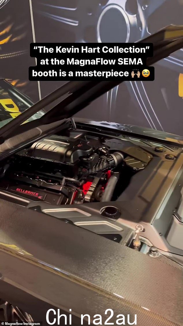 Magnaflow 公司在拉斯维加斯的展位和社交媒体上展示了这款车
